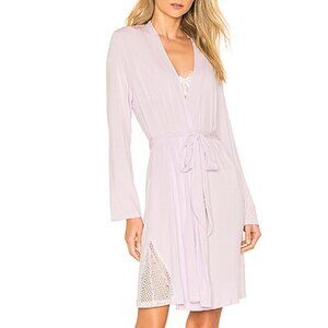 NWT Eberjey Kinga Abstract Robe Lavender Size Small